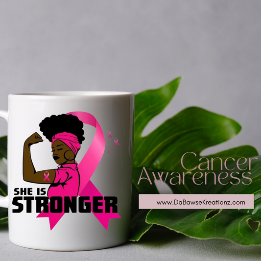 She is stronger Mug