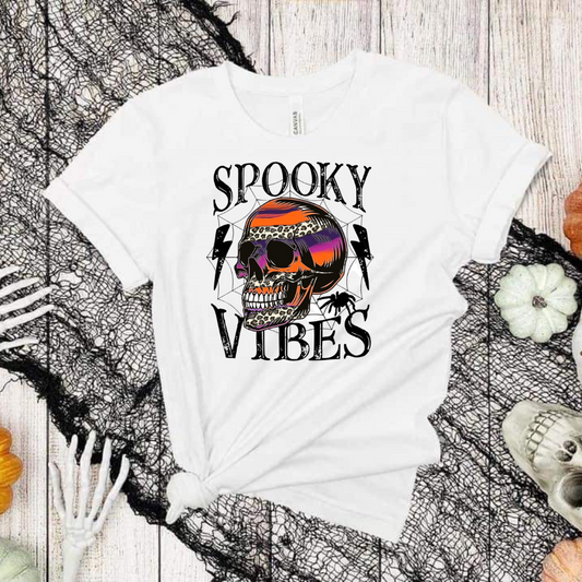 Spooky Vibes Skull Shirt