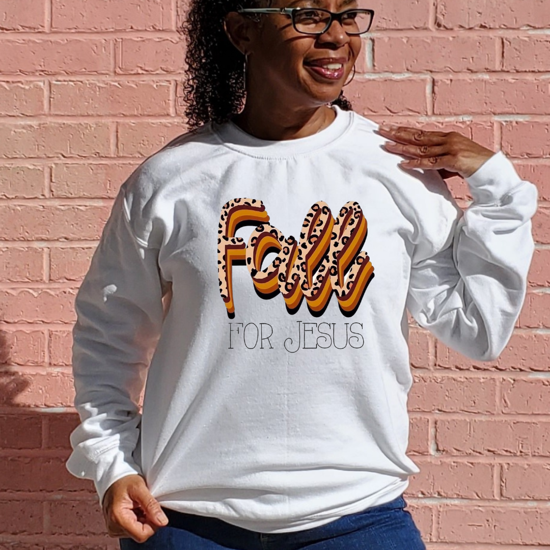 "Fall for Jesus" long sleeve Tee