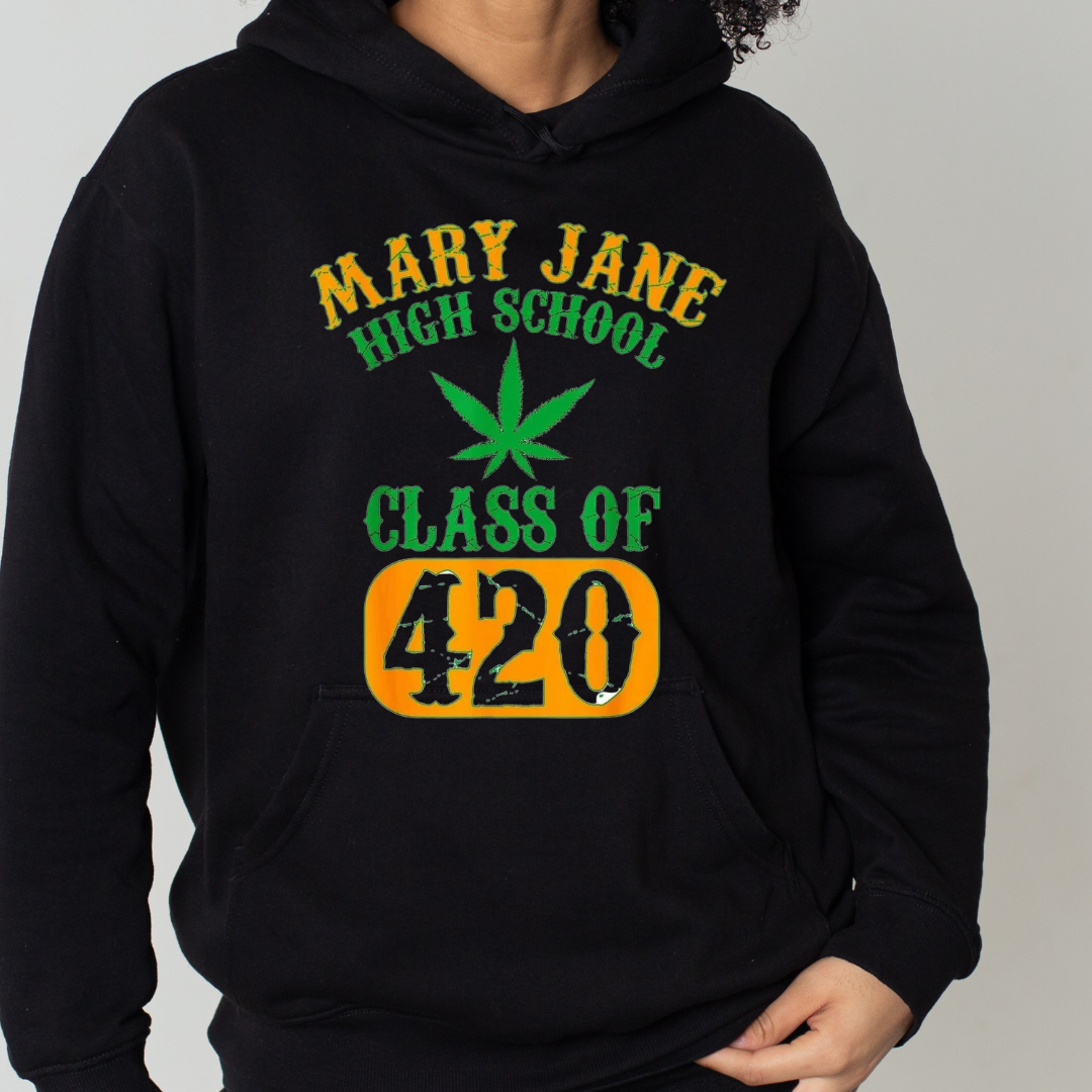 Mary Jane High School unisex Hoodie Front design