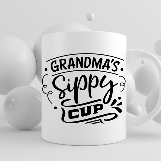 Grandma's Sippy Cup ceramic mug