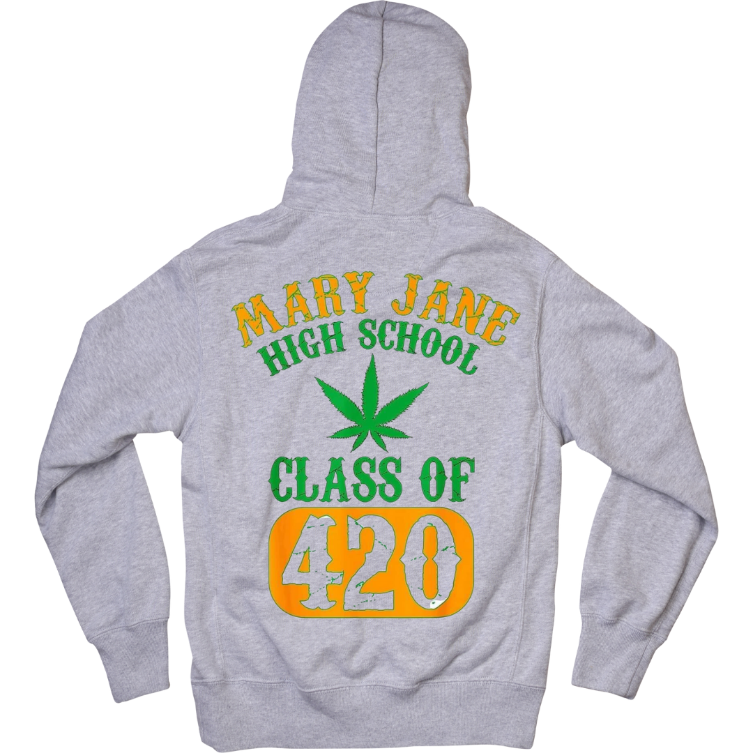 Mary Jane High School Class of 420 Back design unisex Hoodie