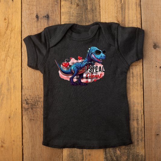 I Steal Hearts Kids T-shirt OR BABY ONESIE