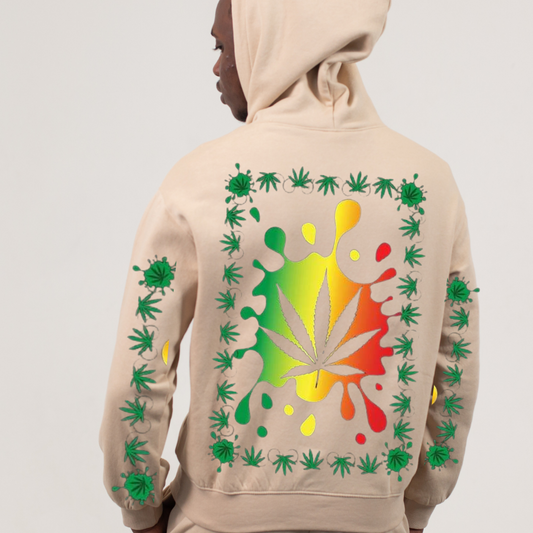 Rasta Splatter unisex Hoodie