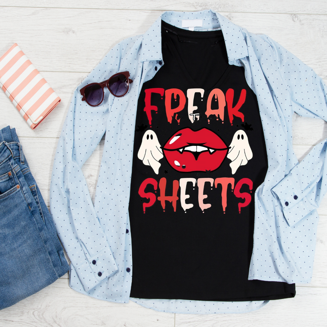 Freak In The Sheets- Women's crew neck T-shirt