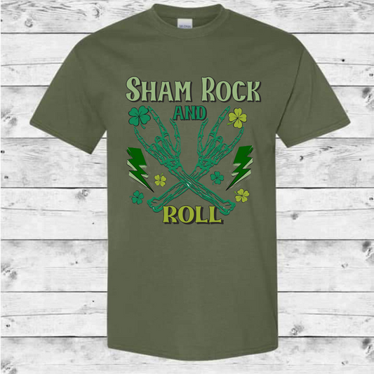 Sham Rock and Roll Men's St Patrick's Day T-Shirt