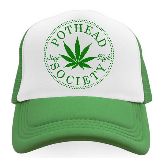 Pothead Society Truckers hat