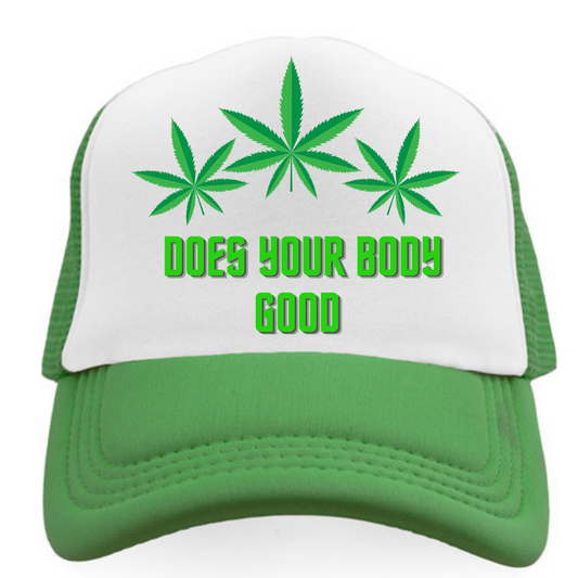 Does your body good Truckers hat