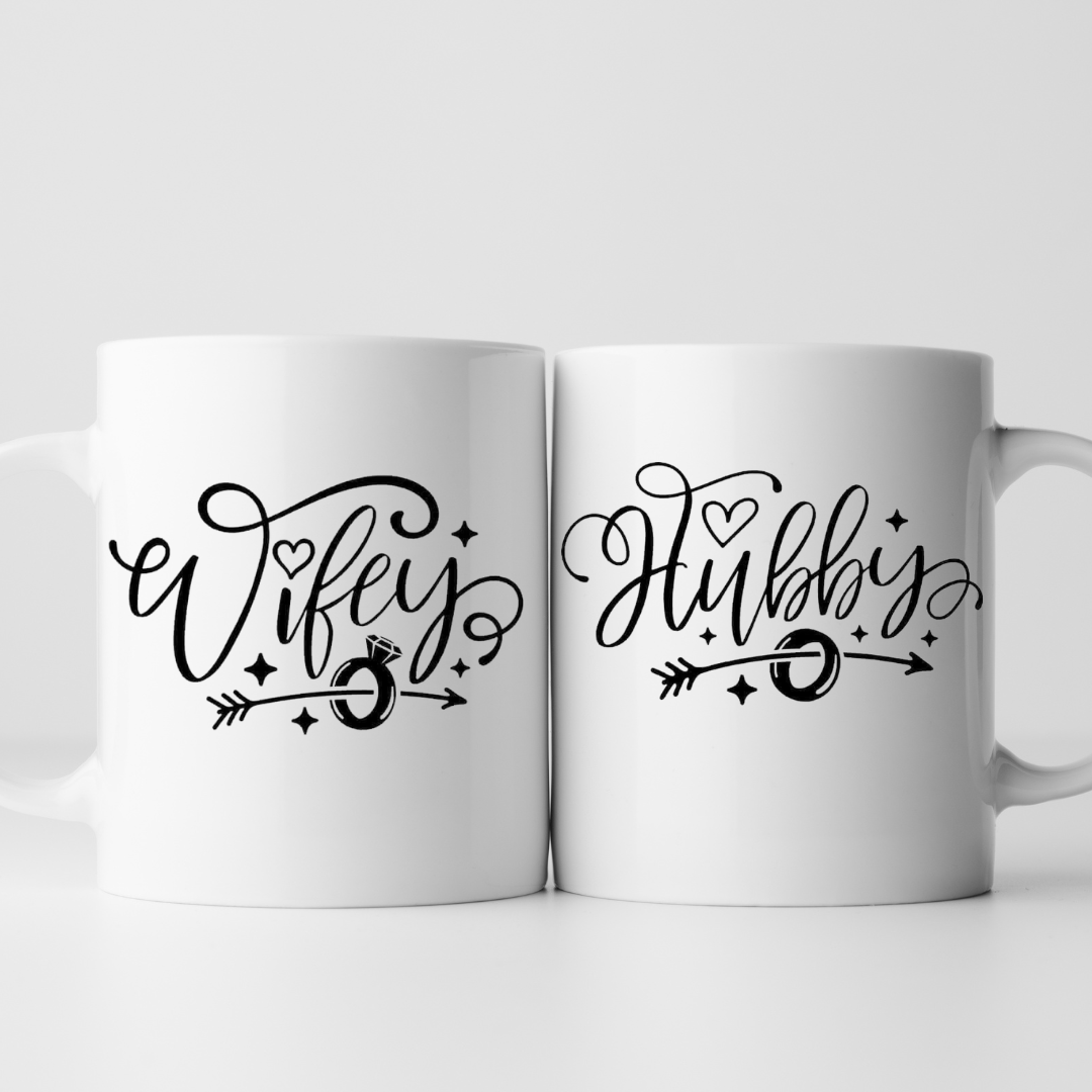 Wifey & Hubby Mug Set