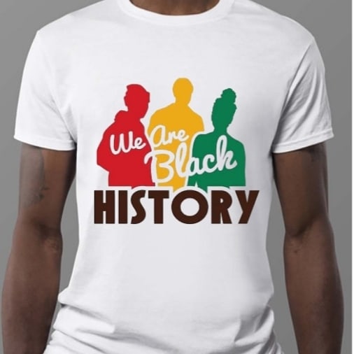 Mens " We Are Black History" Tshirt