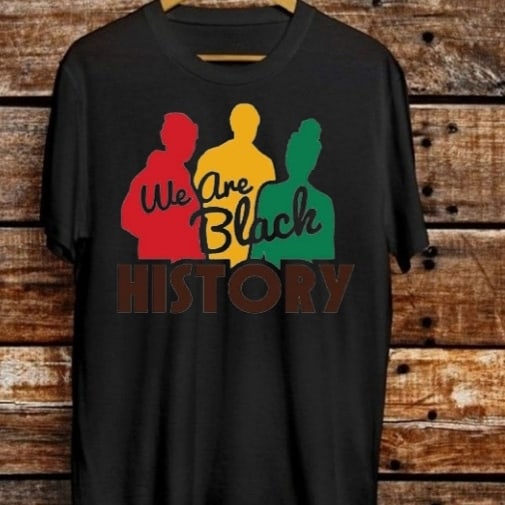 Mens " We Are Black History" Tshirt