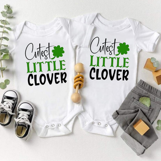 Cutest Little Clover Baby Onesie